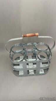 Starý košík na mliekové fľaše - 2