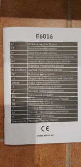 Meteostanica Emos E6016 - 2