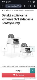 Stolička pre deti na kŕmenie - 2