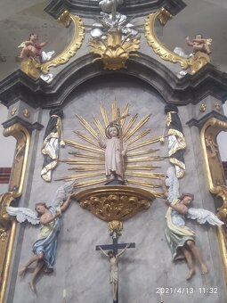 Oltárne Anjeli-Zlaté alebo farebné - 2