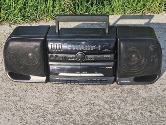 X BASS  SHARP prenosné rádio FM STEREO SURROUND - 2