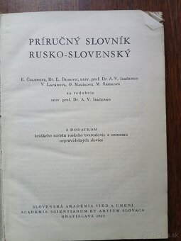 Prirucny slovnik Rusko Slovensky - 2