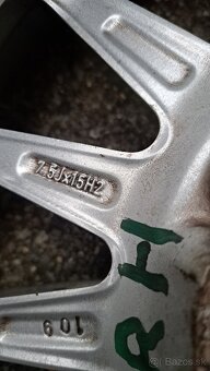 predám alu disky 7,5 J x15H2 rozteč 5x120 - 2