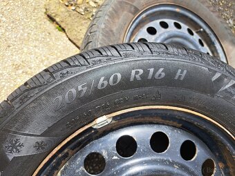 Zimné plechové 205/60 R16, 5x114.3 - 2