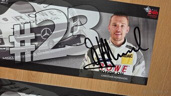 24 H Nürburgring Rowe Racing Mercedes GT autogramy - 2