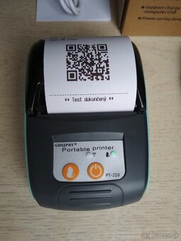 Prenosná termotlačiareň na bločky - 2