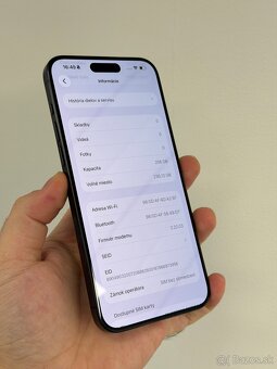 Apple iPhone 15 Pro Max 256GB Blue Titanium - 2