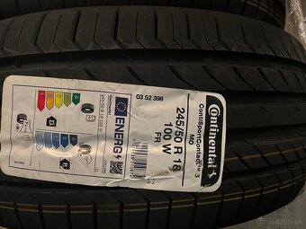 245/50r18 continental Nove 2x letné - 2