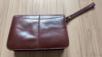 Pánska kožená kabelka hnedá - 2