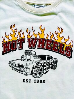 veľ. 98/104 Lindex HOT WHEELS tričká, boxerky - 2