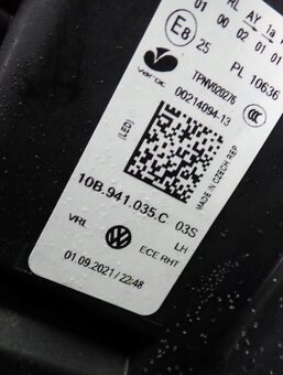 vw id3 svetlo iq light - 2