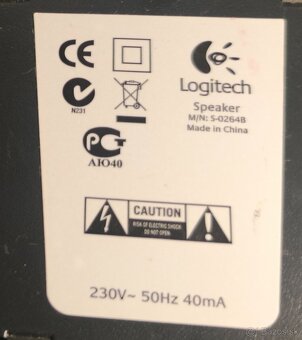 Predám reproduktory k PC Logitech S-0264B - 2
