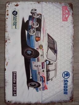 Škoda 130RS/LR,120L/LS,100L,110R,1203,Felícia retro tabuľka - 2