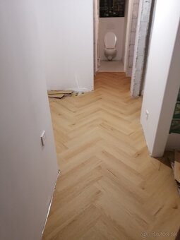 Pokládka podlahy a montáž dverí - 2