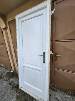 Dvere interiérové biele, borovica - 2