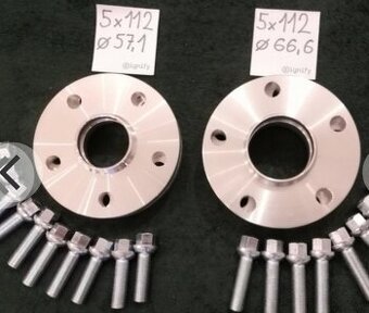 Rozsirovacie podlozky duralové 5X112 a 5x120 a iné - 2