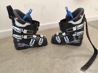 lyžiarky 268cm, lyžiarske palice 80 - 2