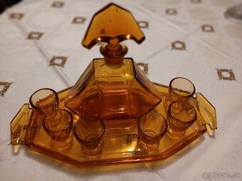 Likérová súprava - art- deco - 2