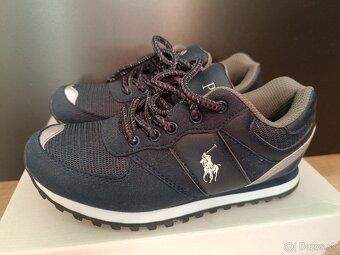POLO Ralph Lauren detské tenisky /plátené - textil+koža/ - 2