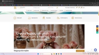 predám eshop zameraný na donášku kvetov - 2