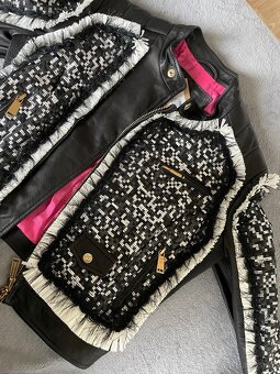 Dsquared Kožená bunda pravá jahňacia koža - 2