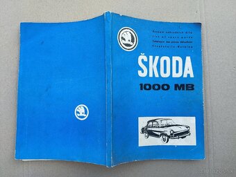 Seznam katalog ND na Škoda 1000 MB, embečko, pěkný - 2