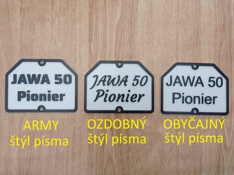 Ozdobné tabuľky na Pioniere - 2