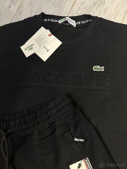 Čierna súprava Lacoste - 2
