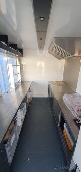 Predajný gastro príves Food truck, pojazdná predajňa - 2