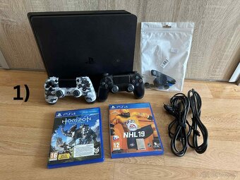 Playstation 4 Slim 1TB + príslušenstvo (čítajte popis) - 2