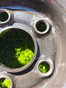 Plechové disky, originál Škoda Octávia 5x100 R15 - 2
