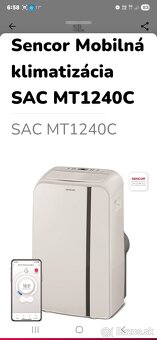 Sencor Wifi Mobilna klimatizácia MT1240C - 2