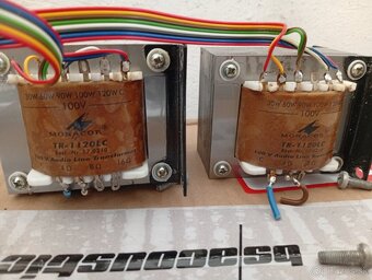 Výkonné audio trafo Monacor - 2
