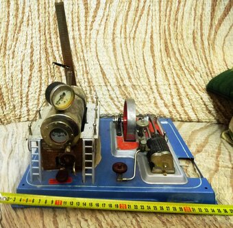 parný stroj komplet aj s manometrom - 2