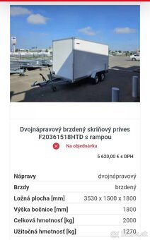 Kupim skrinovy privesny vozik - 2