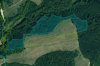 Závada – 1.834 m2 LESOV (Urbáru) – PREDAJ - 2
