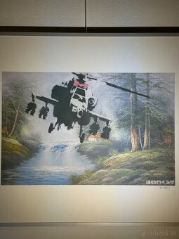 Limitovaná litografia Banksy – Helicopter - 2