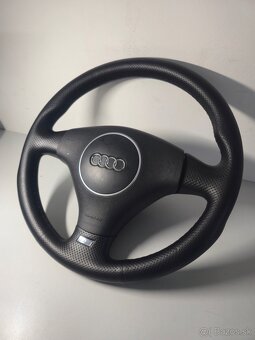 Audi s3 kožený perforovaný volant - 2