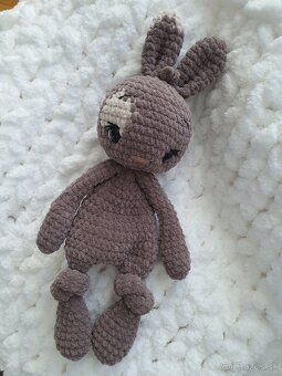 Háčkované hračky - zajko - mojkáčik - 2