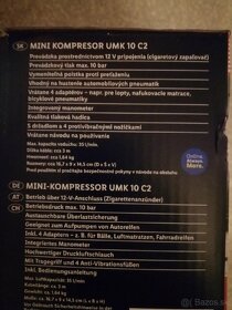Mini kompresor 12v do auta - 2