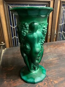 Jade váza ART DECO, 22 cm - 2