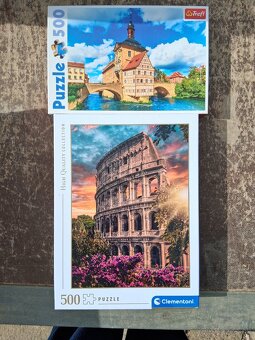 Puzzle 500 ks a 1000ks - 2
