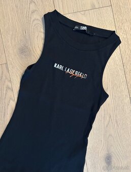 Karl Lagerfeld tielko S čierne originál - 2