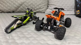 🧩 LEGO Technic: Snežný skúter (42021) + Štvorkolka (9392) - 2