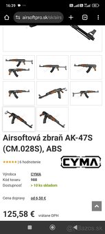 Airsoftová zbraň AK-47S - 2