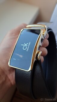 Nový Calvin Klein čierny opasok - 2