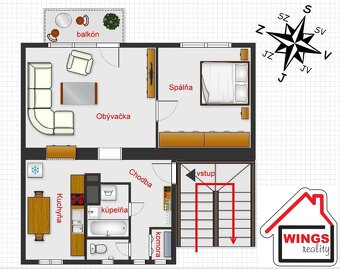 Predaj zrekonštruovaný 2 izbový byt v Seredi na ul. A. Hlink - 2