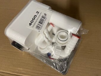 Sifón podomietkový DN50/40 pre napojenie 2 spotrebičov - 2