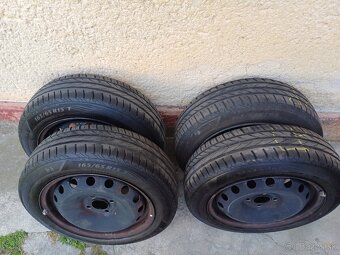 disky 4x100R15 ET50 + letné pneu 165/65R15 Dacia Renault - 2