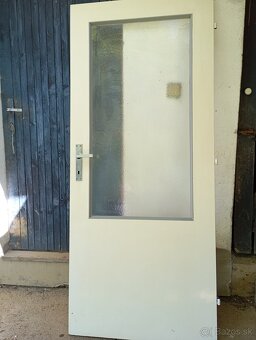 Dvere drevené biele - 2